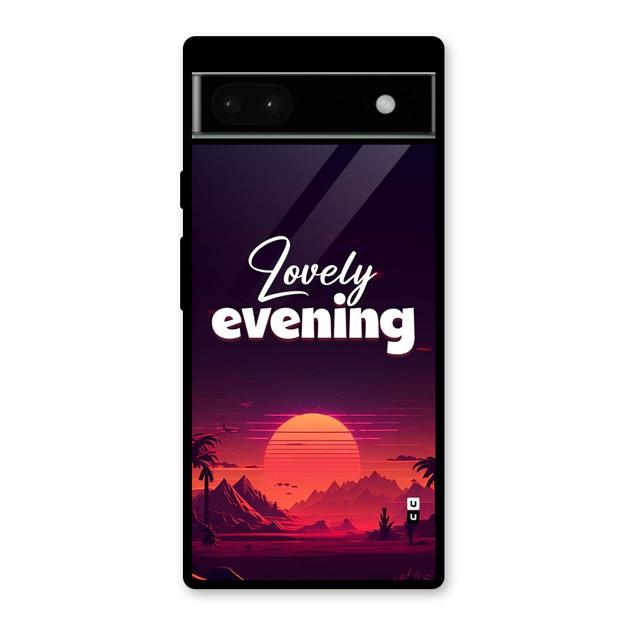 Lovely Evening Glass Back Case for Google Pixel 6a