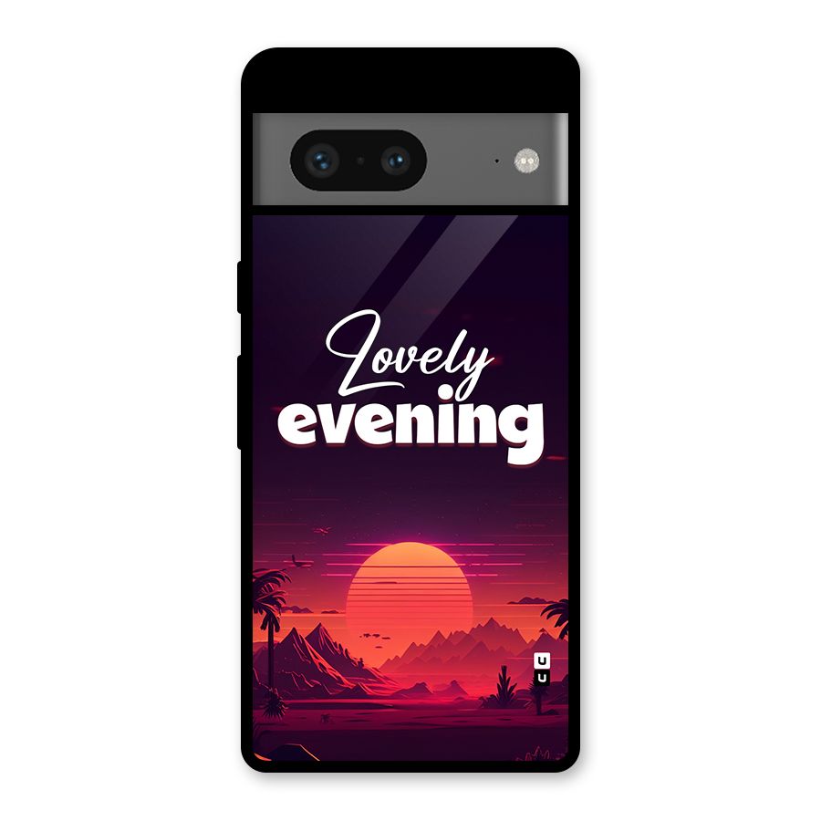 Lovely Evening Glass Back Case for Google Pixel 7