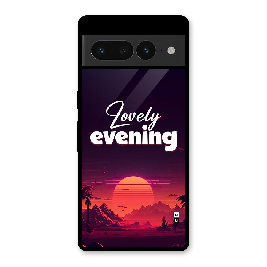 Lovely Evening Glass Back Case for Google Pixel 7 Pro