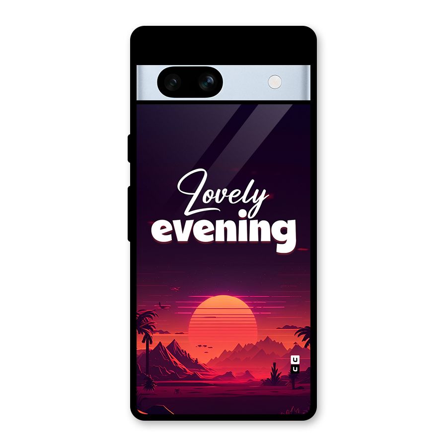 Lovely Evening Glass Back Case for Google Pixel 7a