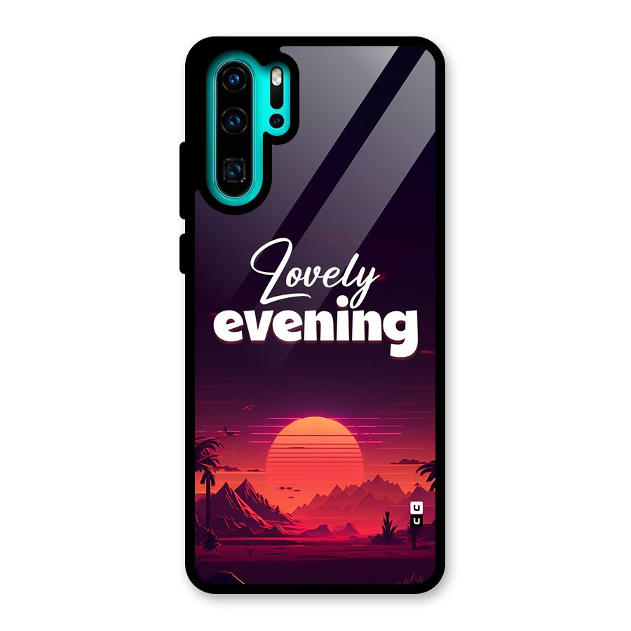 Lovely Evening Glass Back Case for Huawei P30 Pro