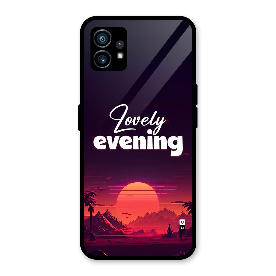 Lovely Evening Glass Back Case for Nothing Phone 1