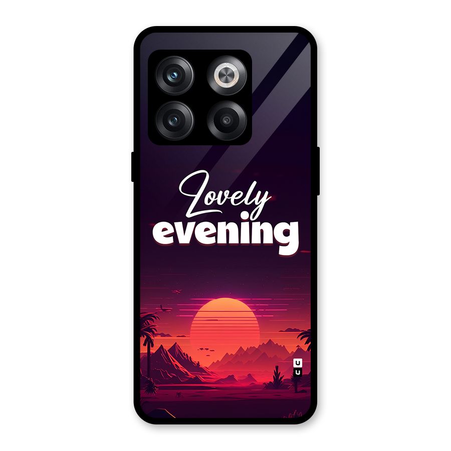 Lovely Evening Glass Back Case for OnePlus 10T