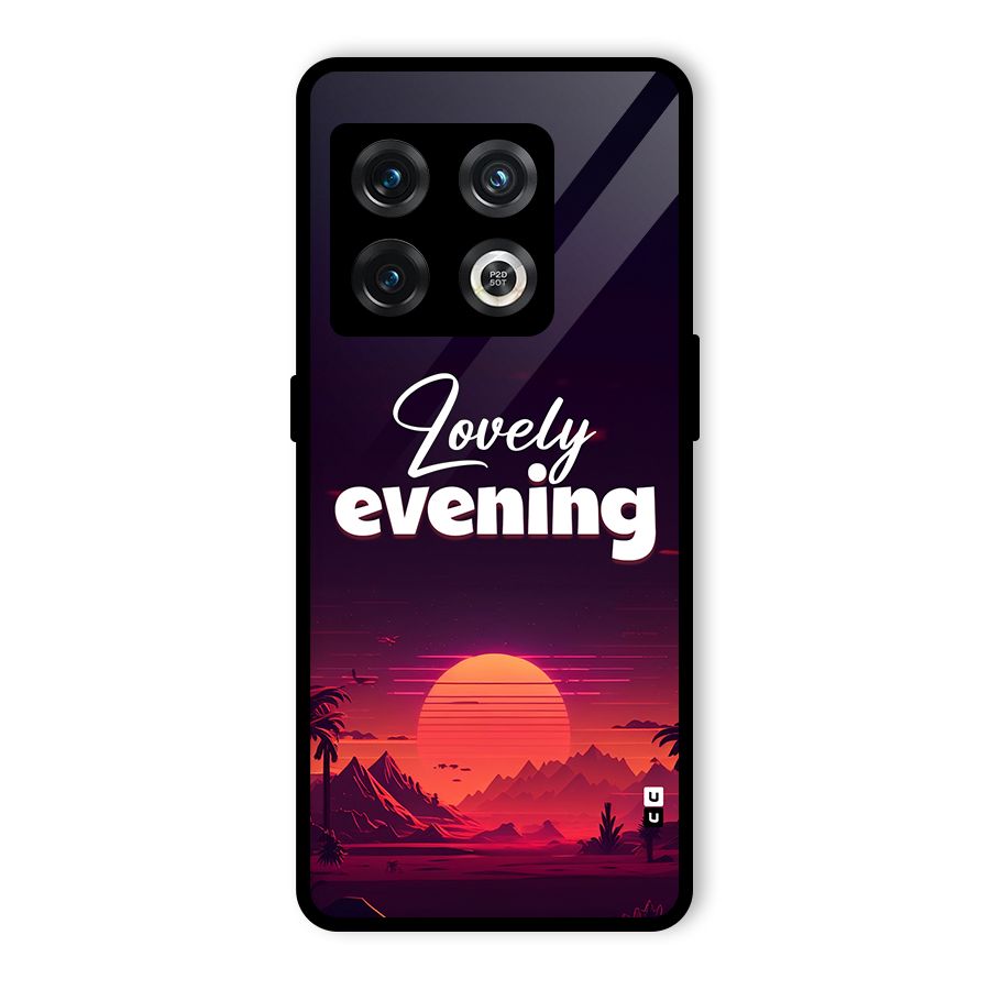 Lovely Evening Glass Back Case for OnePlus 10 Pro 5G