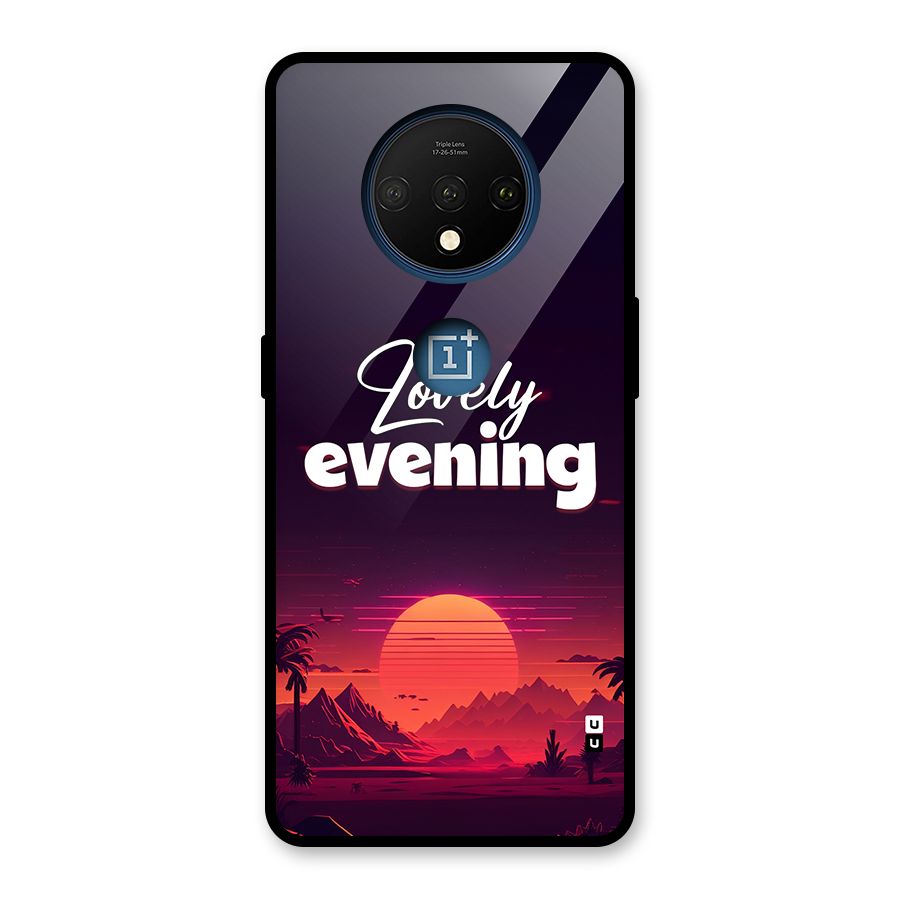 Lovely Evening Glass Back Case for OnePlus 7T