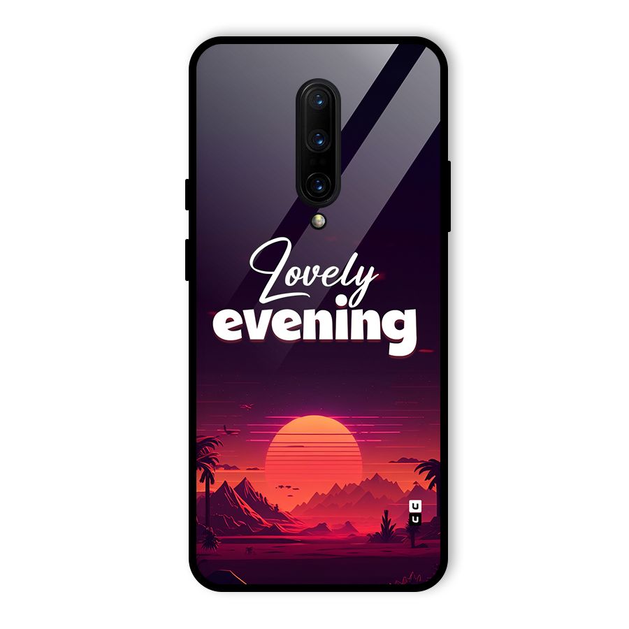 Lovely Evening Glass Back Case for OnePlus 7 Pro