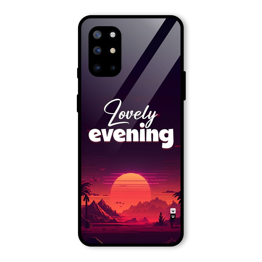 Lovely Evening Glass Back Case for OnePlus 8T