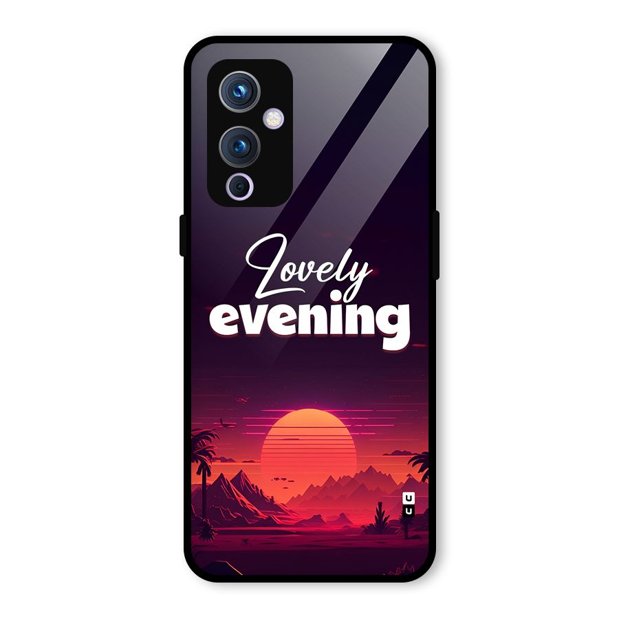 Lovely Evening Glass Back Case for OnePlus 9