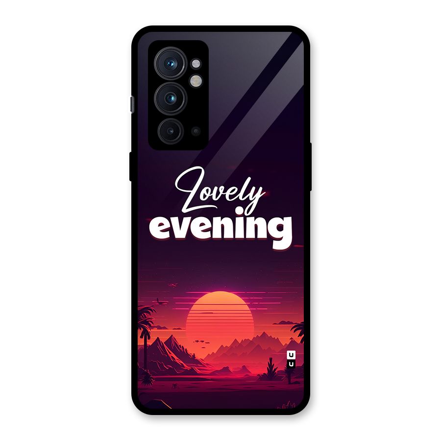 Lovely Evening Glass Back Case for OnePlus 9RT 5G