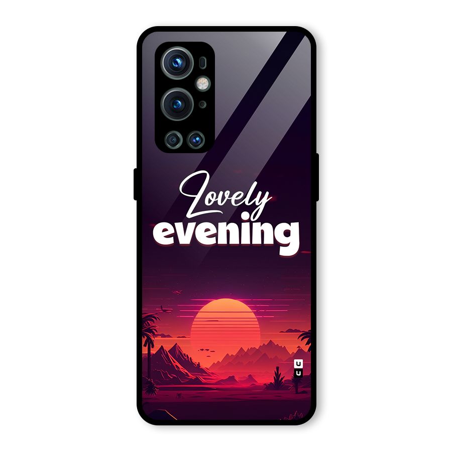 Lovely Evening Glass Back Case for OnePlus 9 Pro