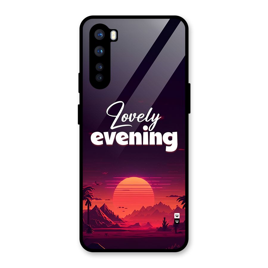Lovely Evening Glass Back Case for OnePlus Nord
