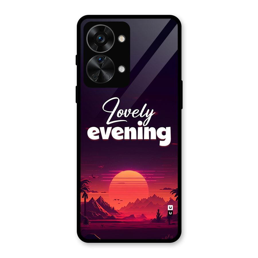 Lovely Evening Glass Back Case for OnePlus Nord 2T