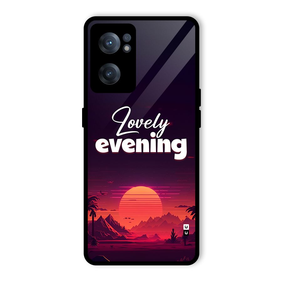 Lovely Evening Glass Back Case for OnePlus Nord CE 2 5G