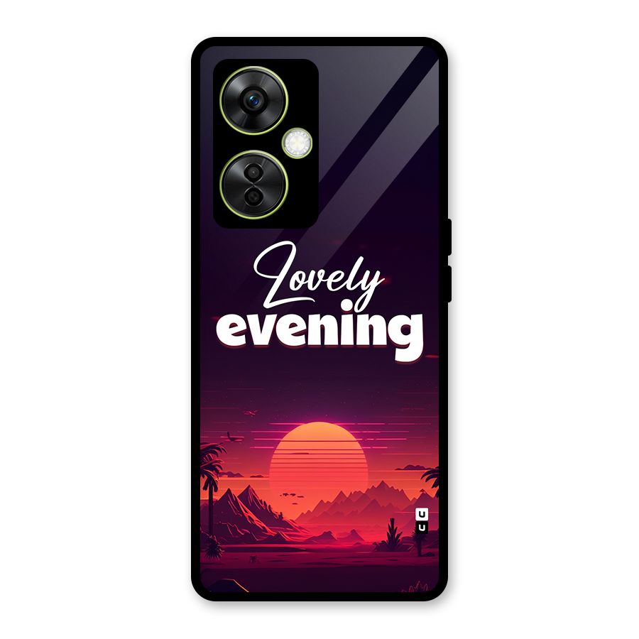 Lovely Evening Glass Back Case for OnePlus Nord CE 3 Lite