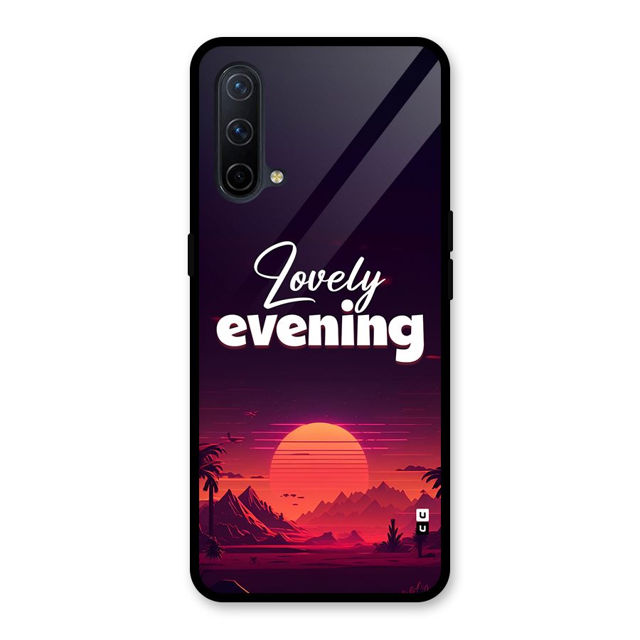 Lovely Evening Glass Back Case for OnePlus Nord CE 5G