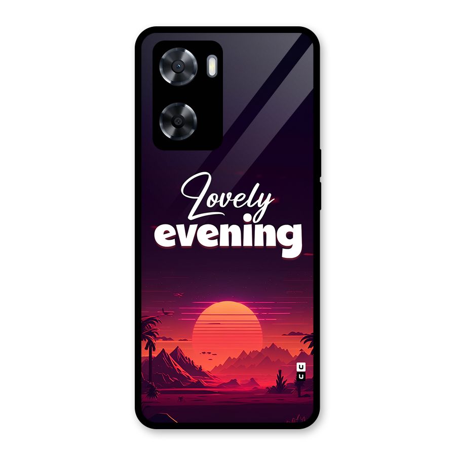 Lovely Evening Glass Back Case for OnePlus Nord N20 SE