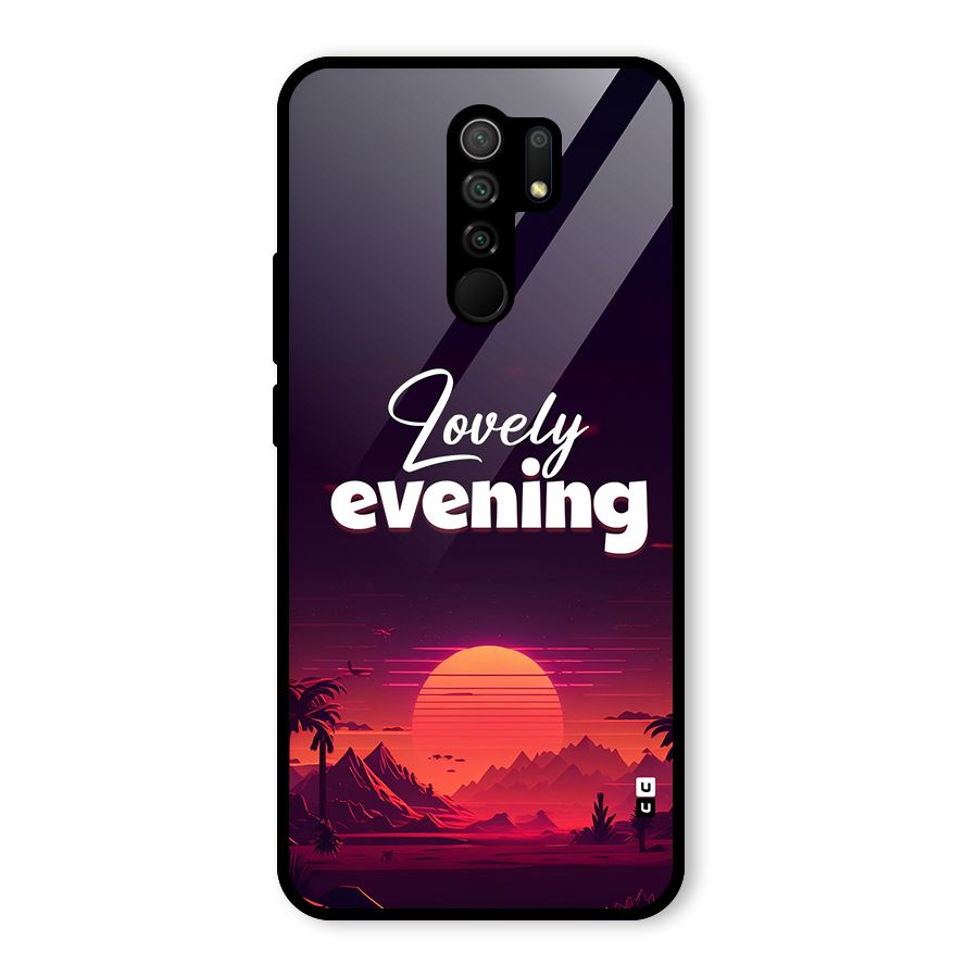Lovely Evening Glass Back Case for Poco M2