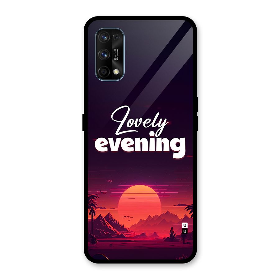 Lovely Evening Glass Back Case for Realme 7 Pro