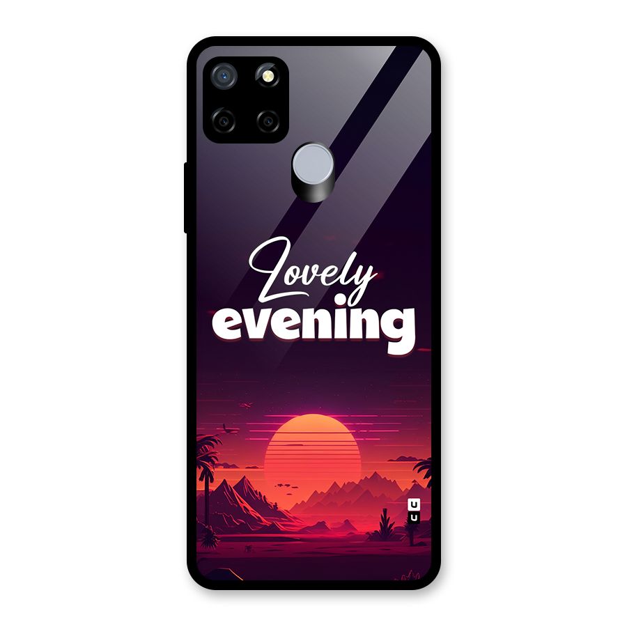 Lovely Evening Glass Back Case for Realme C15