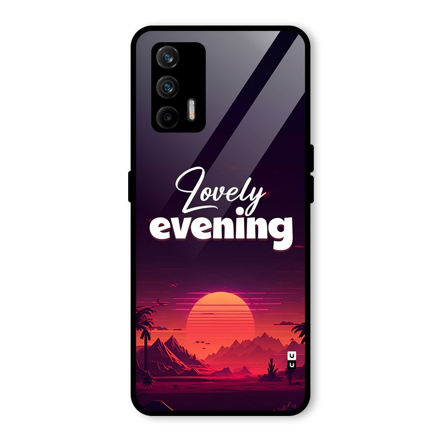 Lovely Evening Glass Back Case for Realme GT 5G