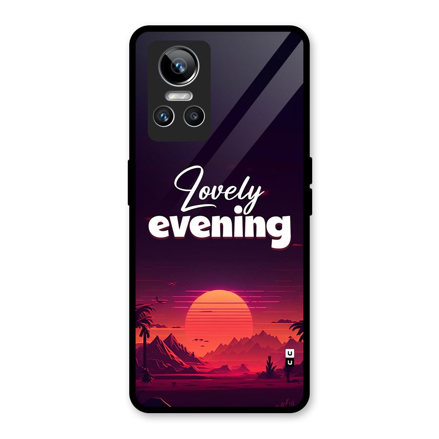 Lovely Evening Glass Back Case for Realme GT Neo 3