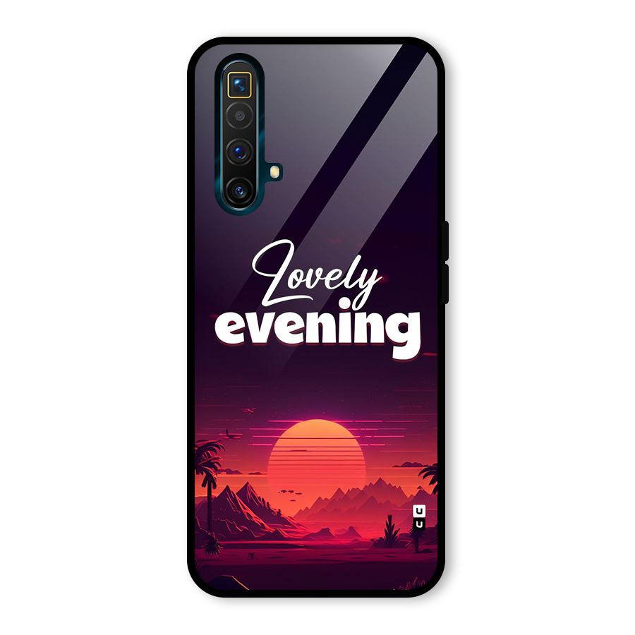 Lovely Evening Glass Back Case for Realme X3
