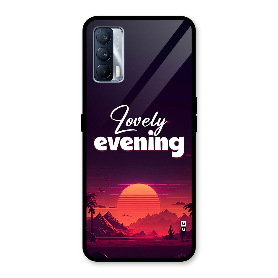 Lovely Evening Glass Back Case for Realme X7