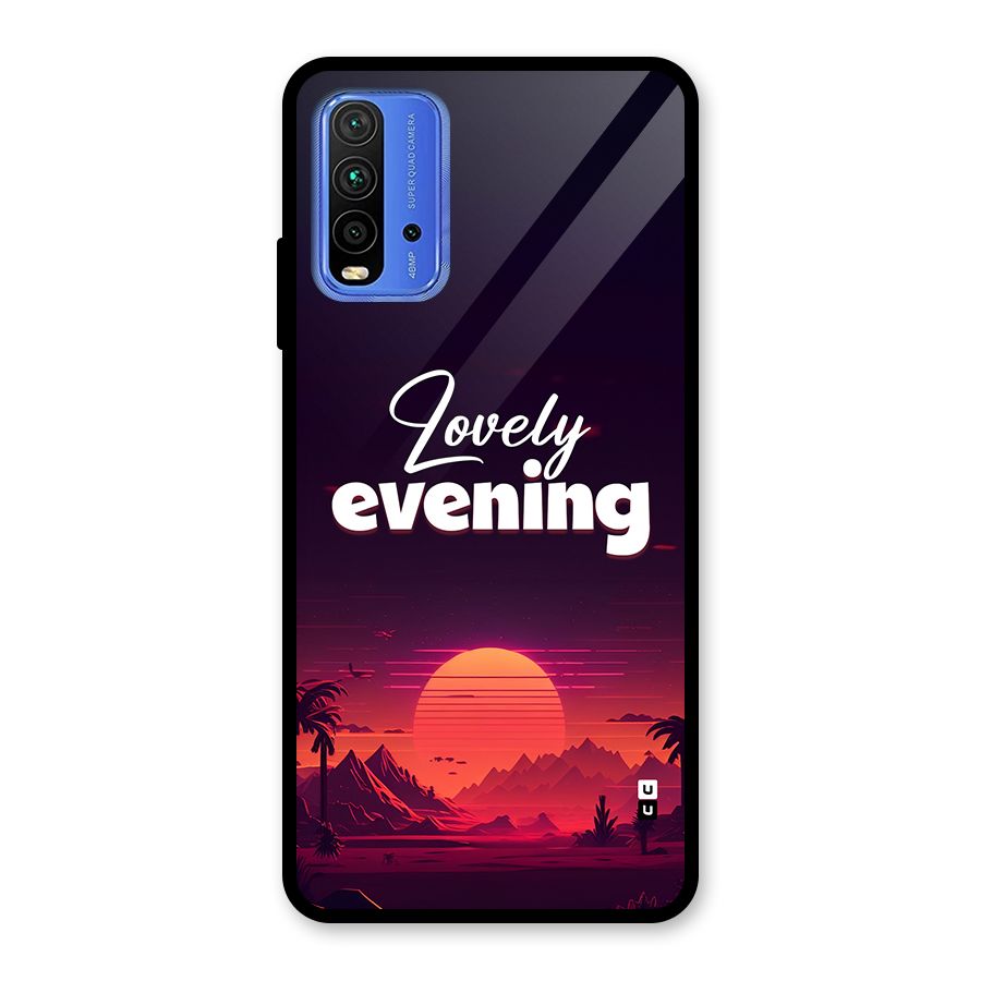 Lovely Evening Glass Back Case for Redmi 9 Power