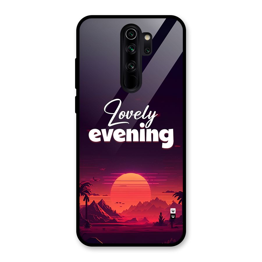 Lovely Evening Glass Back Case for Redmi Note 8 Pro