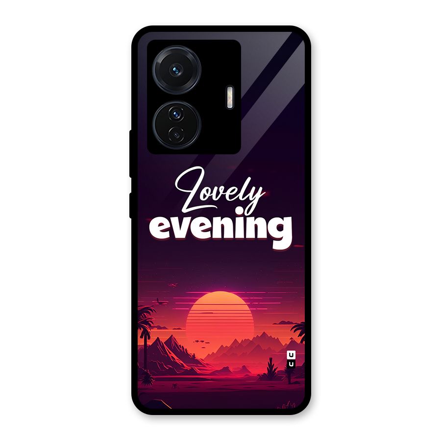 Lovely Evening Glass Back Case for Vivo T1 Pro