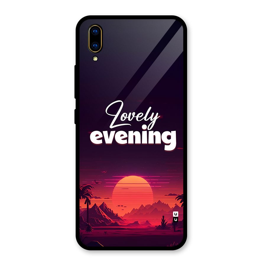 Lovely Evening Glass Back Case for Vivo V11 Pro