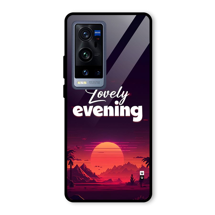 Lovely Evening Glass Back Case for Vivo X60 Pro Plus
