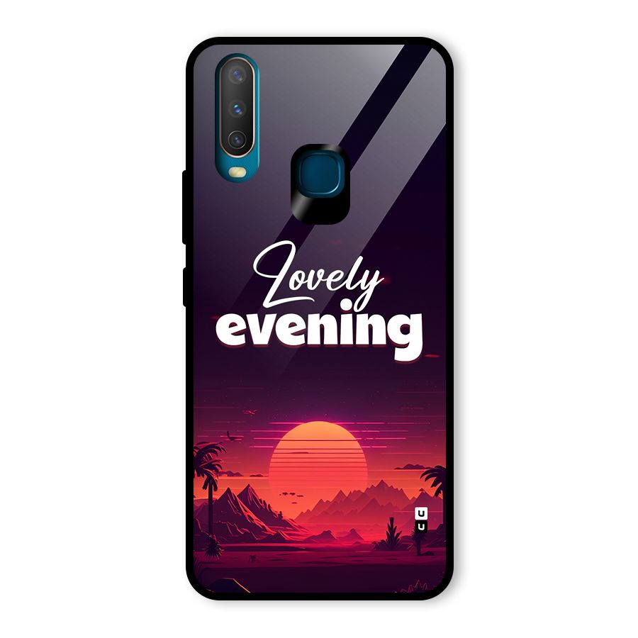 Lovely Evening Glass Back Case for Vivo Y15