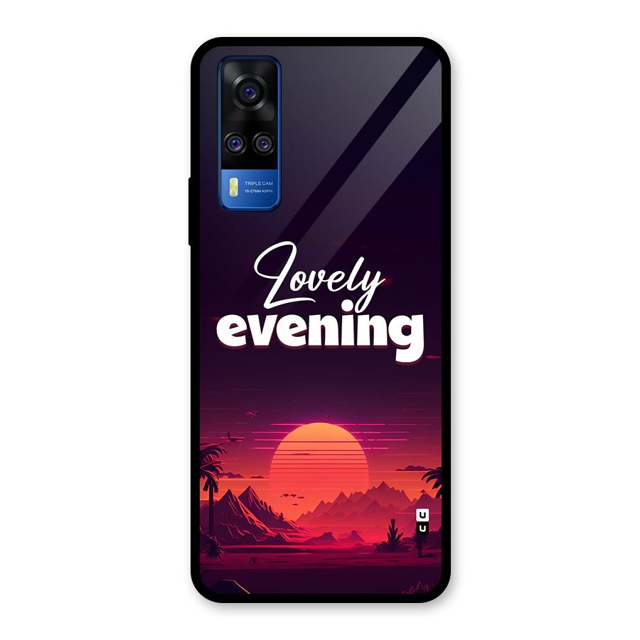 Lovely Evening Glass Back Case for Vivo Y31