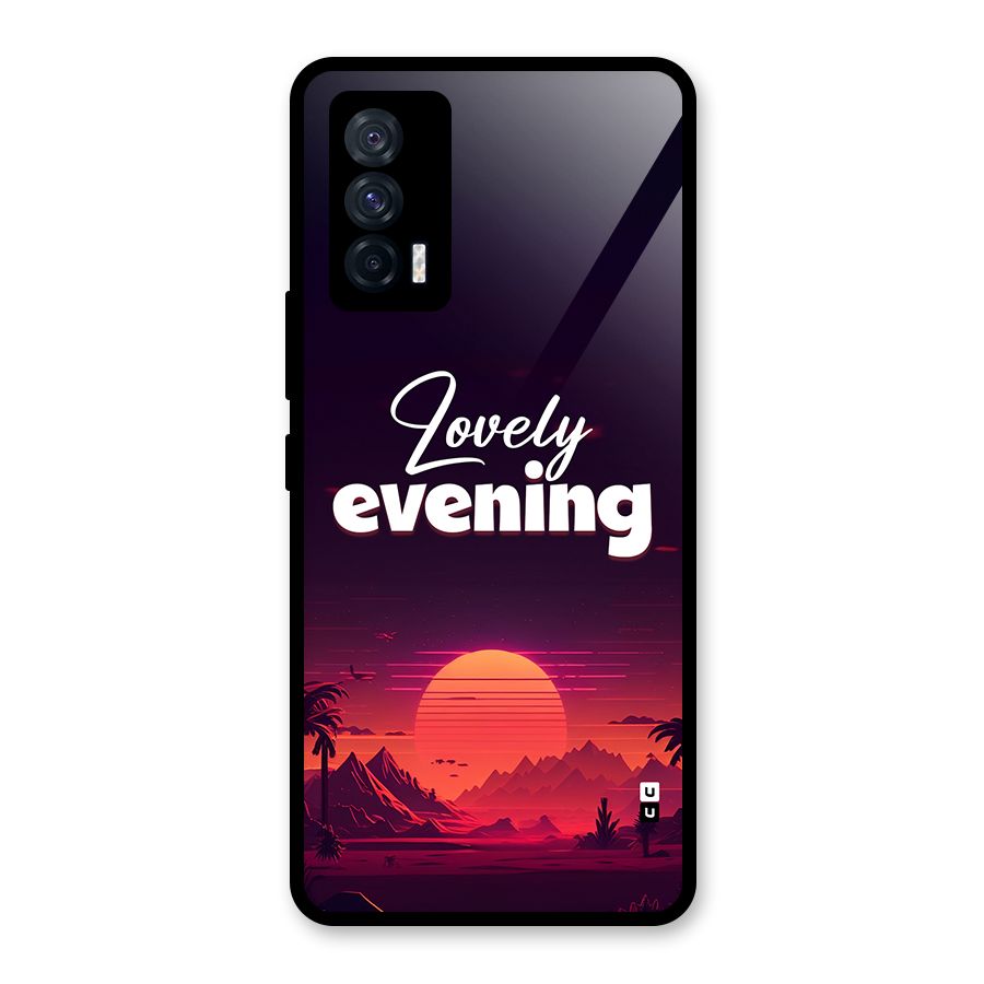 Lovely Evening Glass Back Case for Vivo iQOO 7 5G