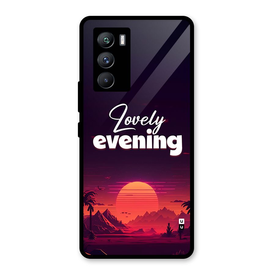 Lovely Evening Glass Back Case for Vivo iQOO 9 SE
