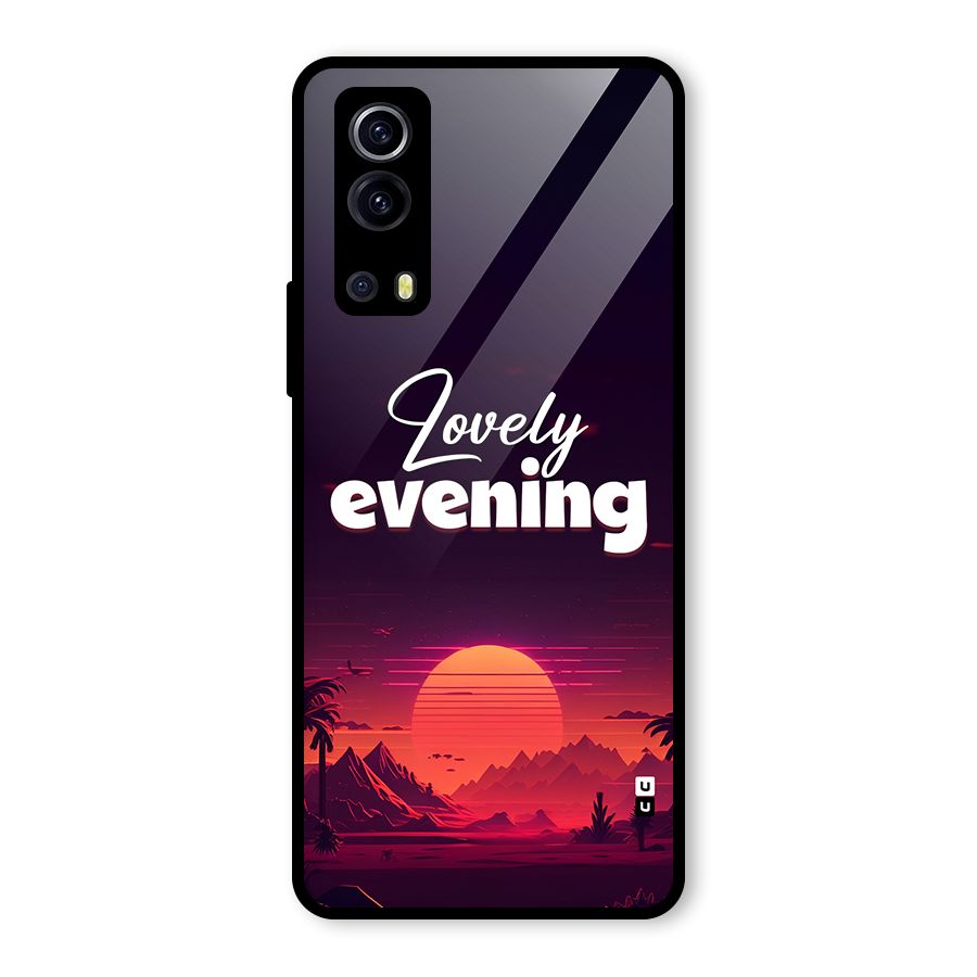 Lovely Evening Glass Back Case for Vivo iQOO Z3