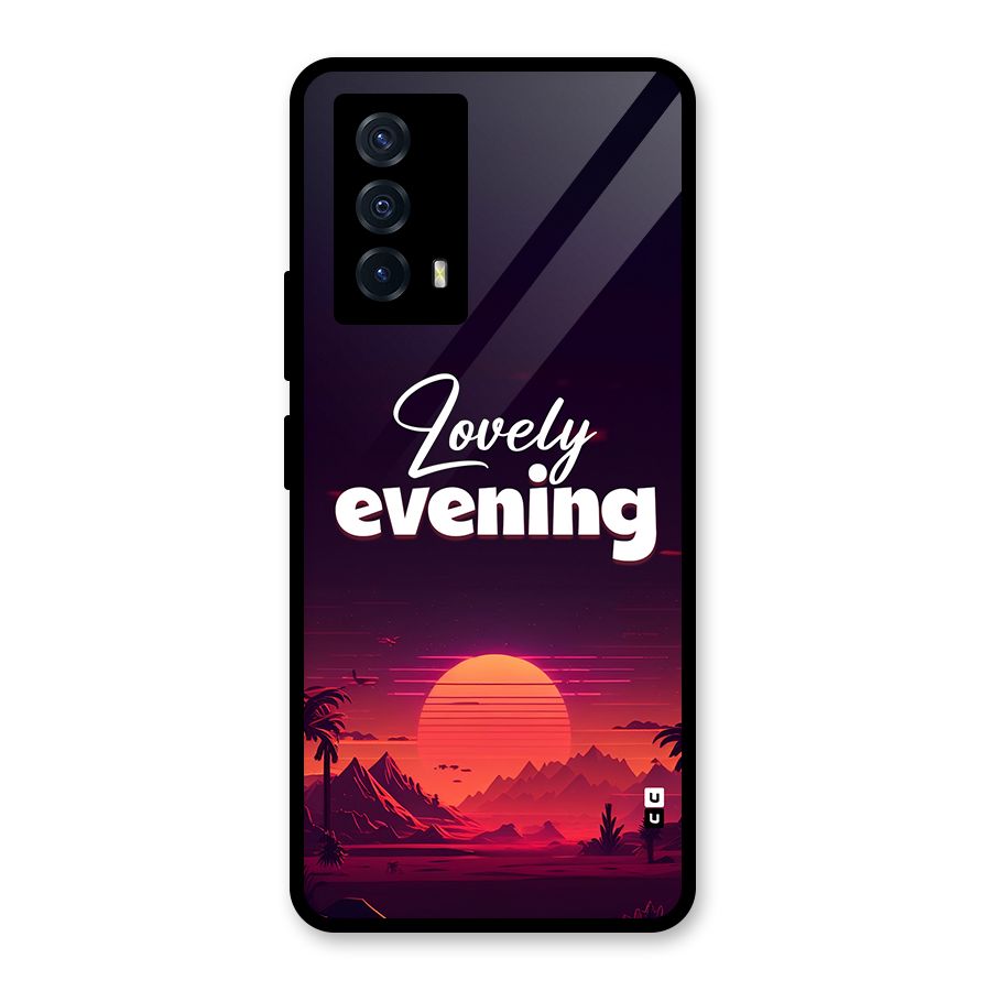 Lovely Evening Glass Back Case for Vivo iQOO Z5