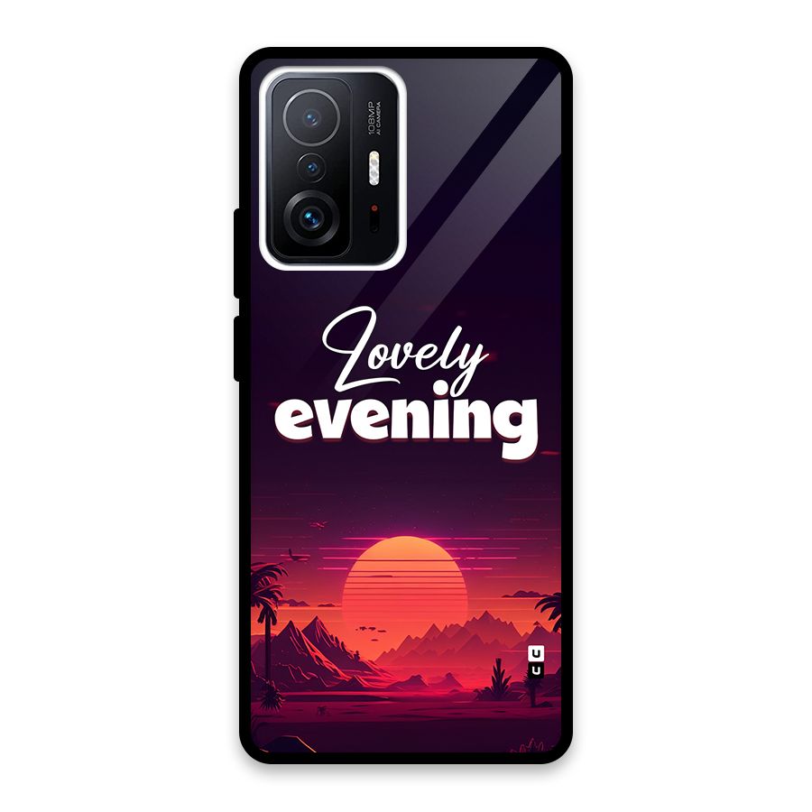 Lovely Evening Glass Back Case for Xiaomi 11T Pro