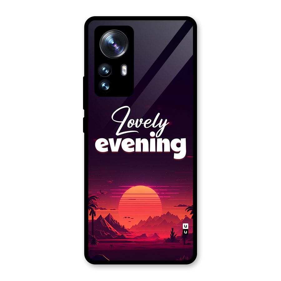 Lovely Evening Glass Back Case for Xiaomi 12 Pro
