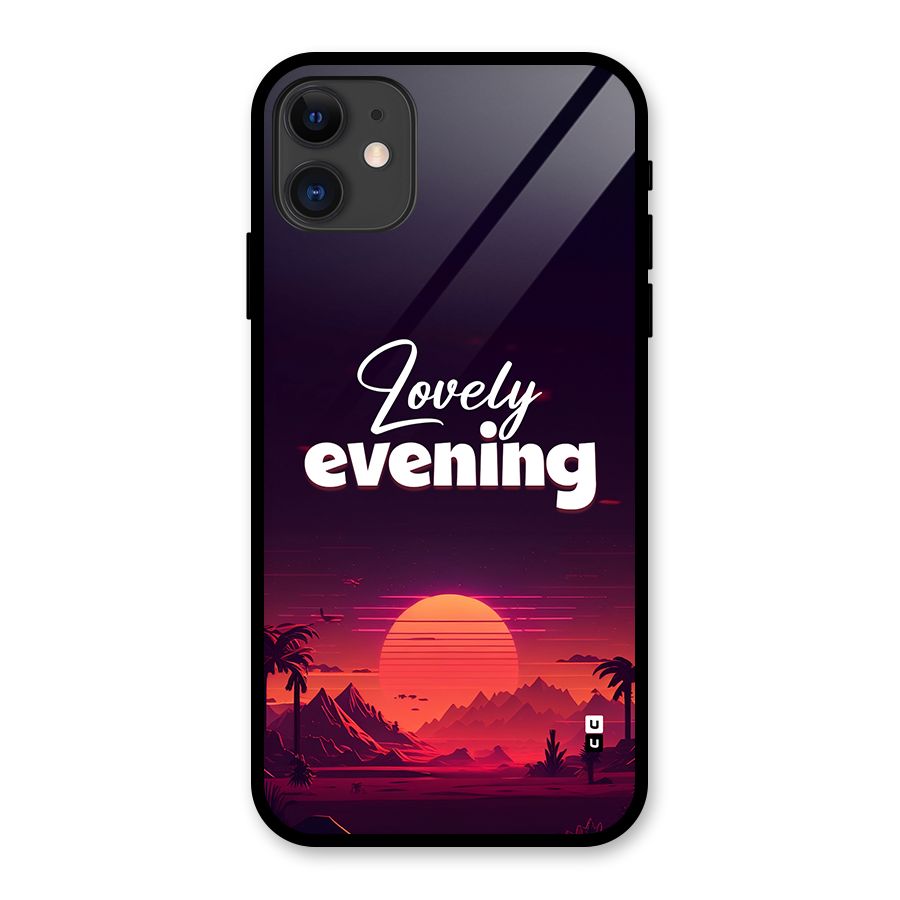 Lovely Evening Glass Back Case for iPhone 11