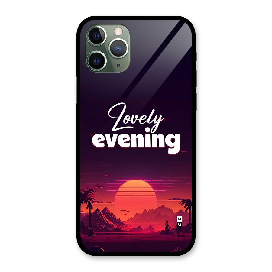 Lovely Evening Glass Back Case for iPhone 11 Pro