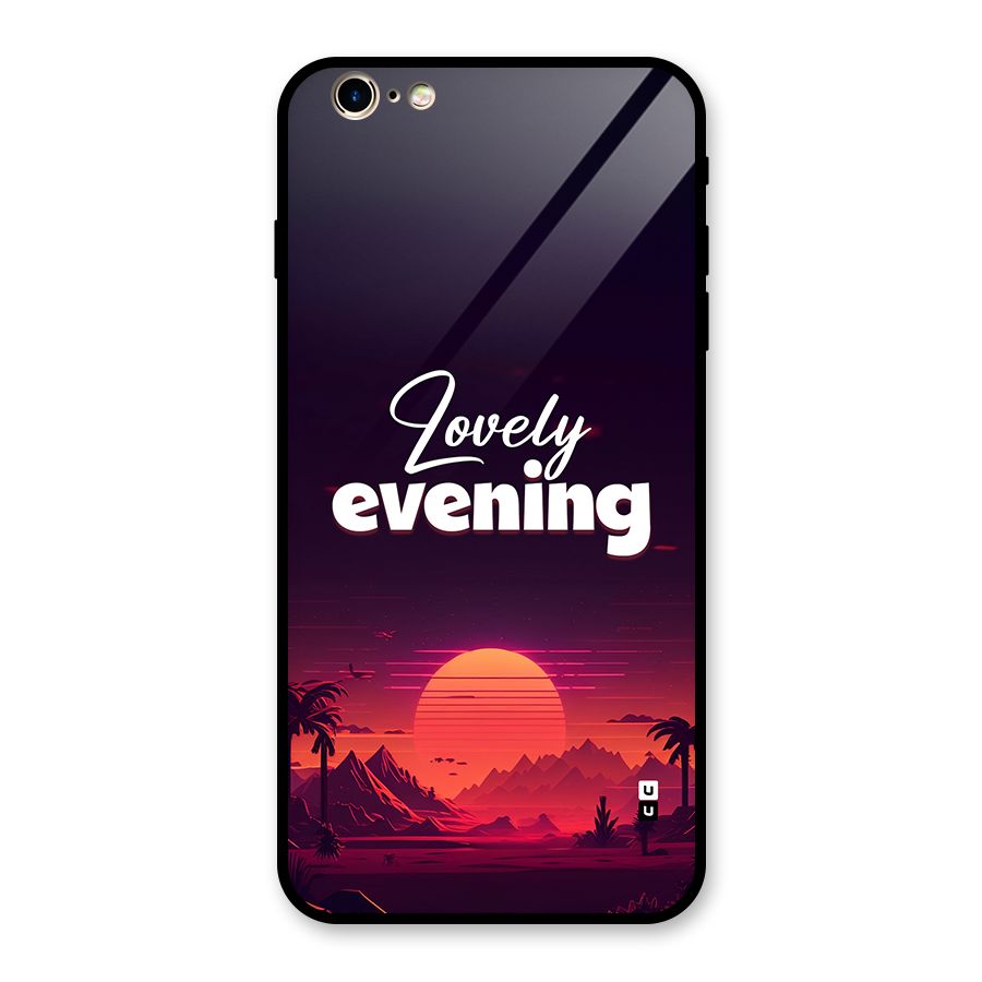 Lovely Evening Glass Back Case for iPhone 6 Plus 6S Plus