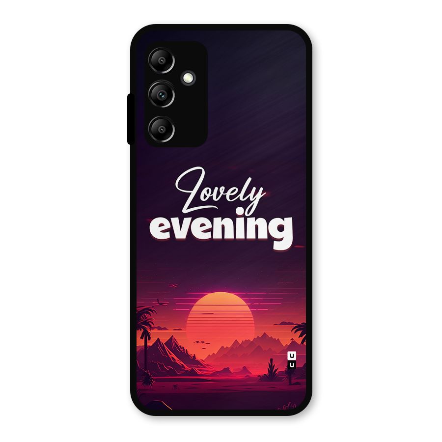 Lovely Evening Metal Back Case for Galaxy A14 5G
