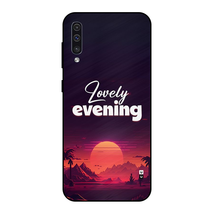 Lovely Evening Metal Back Case for Galaxy A50
