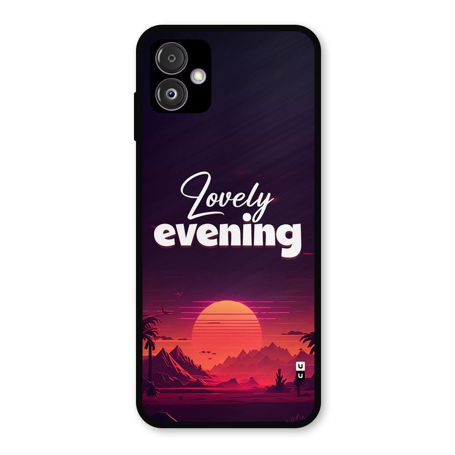 Lovely Evening Metal Back Case for Galaxy F14