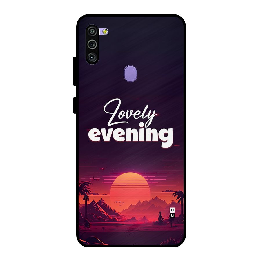 Lovely Evening Metal Back Case for Galaxy M11