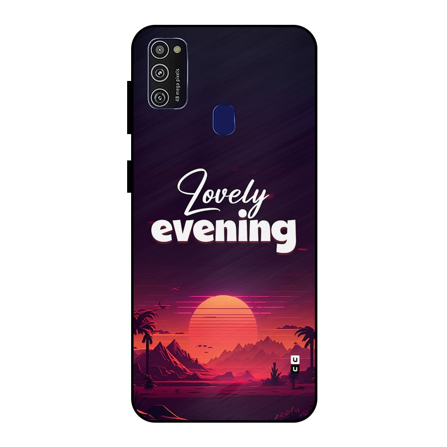 Lovely Evening Metal Back Case for Galaxy M30s
