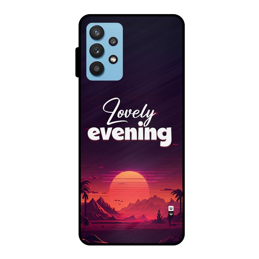 Lovely Evening Metal Back Case for Galaxy M32 5G