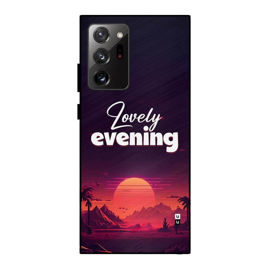 Lovely Evening Metal Back Case for Galaxy Note 20 Ultra 5G